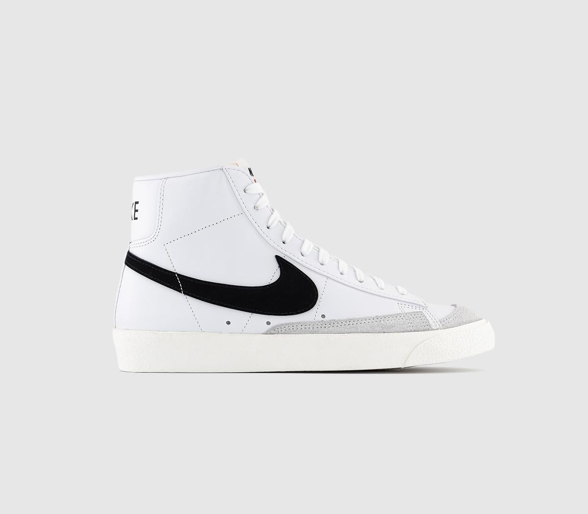 Odd Sizes - Mens Nike Blazer Mid 77 White Black - UK Sizes Right 3.5/Left 5