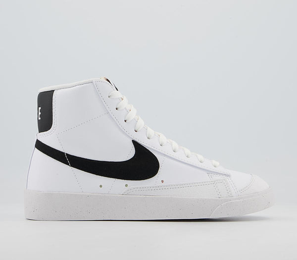 Nike Blazer Mid 77 Next Nature White Black Uk Size 3