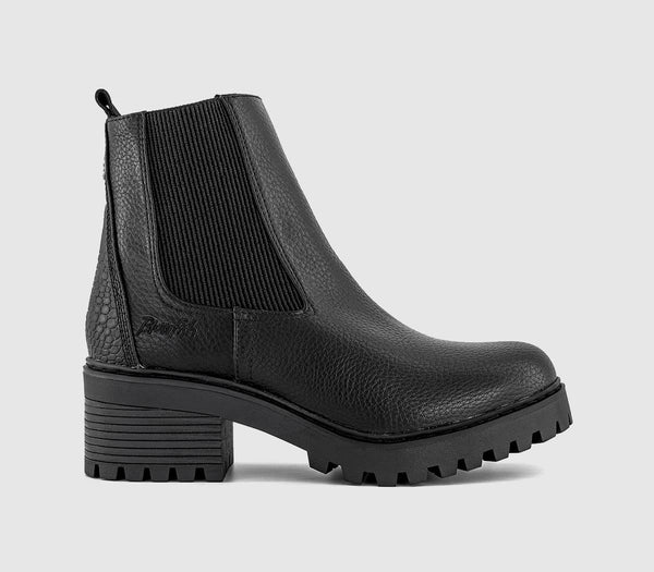 Odd sizes - Womens Blowfish Malibu Leven Chelsea Boots Black UK Sizes Right 6/Left 5