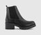 Odd sizes - Womens Blowfish Malibu Leven Chelsea Boots Black UK Sizes Right 6/Left 5