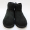 Womens UGG Classic Mini II Boots Black Suede UK Size 3