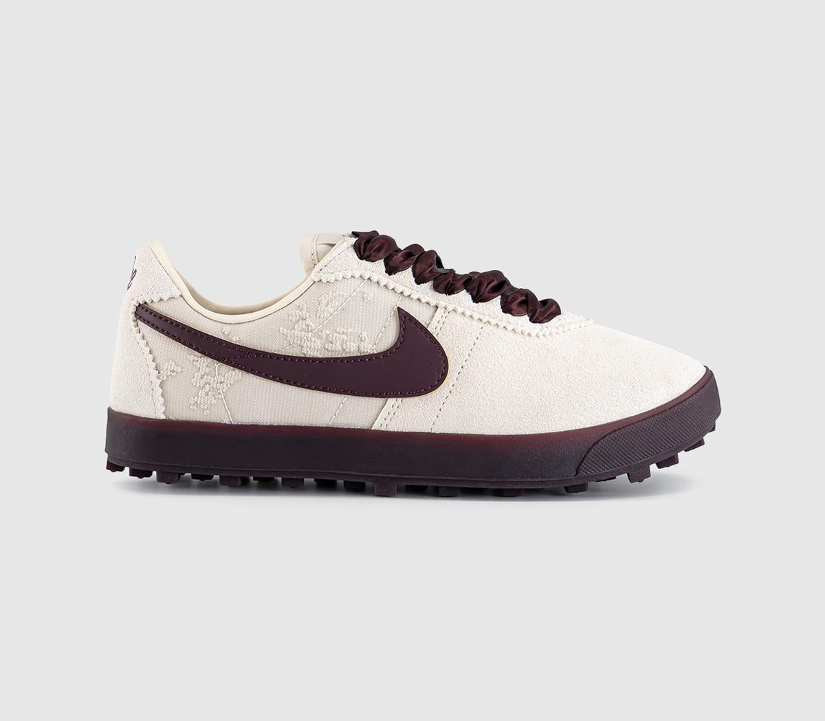 Nike Astrograbber Trainers Light Cream Burgundy Crush Arctic Orange UK Size 5.5