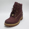 Womens Timberland Lyonsdale Boots Burgundy Nubuck UK Size 7