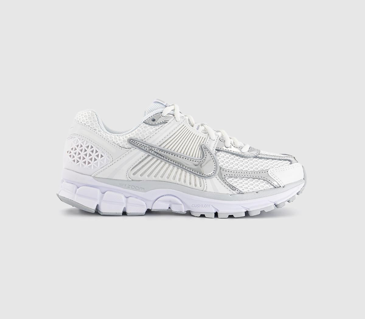 Nike Zoom Vomero 5 Trainers White Metallic Silver Summit White UK Size 8