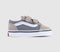 Kids Vans Old Skool Toddler Trainers Two Tone Frost Grey