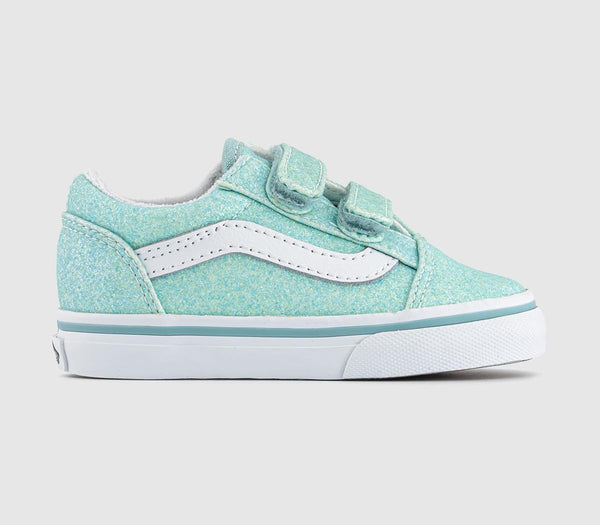 Kids Vans Old Skool (T) Glitter Pastel Blue