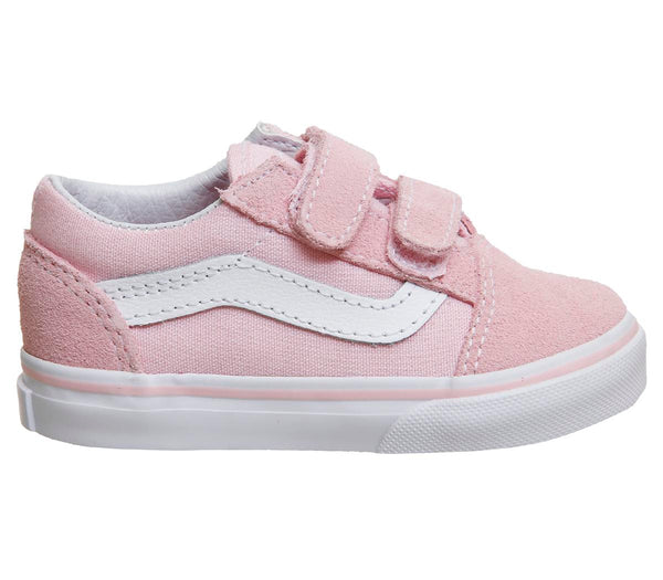 Kids Vans Old Skool (T) Chalk Pink True White Uk Size 8 Infant