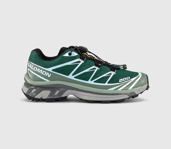 Salomon XT-6 Trainers Bistro Green Green Milieu Black UK Size 11.5