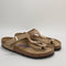 Womens BIRKENSTOCK Toe Thong Soft Footbed Sandals Sandcastle Nubuck UK Size 5.5 EU39