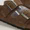 Mens BIRKENSTOCK Arizona Two Strap Sandals Dark Tea Tfb UK Size 9 EU43