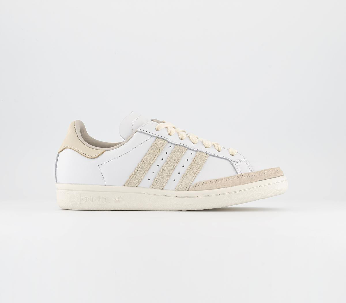 Odd Sizes - adidas National Tennis OG White Off/White Cream White - UK Sizes Right 5/Left 4