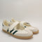 adidas Samba Jane Ballet Trainers Offwhite Collegiate Green Gold Metallic UK Size 6