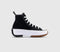 Converse Runstar Hike Platform Trainers Black White Gum UK Size 10