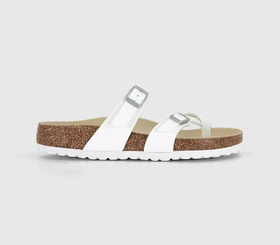 Womens BIRKENSTOCK Mayari Cross Strap Sandal White UK Size 7.5 EU41