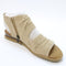 Odd sizes - Womens Blowfish Malibu Bliss Sandals Cashew Canvas UK Sizes Right 6/Left 5