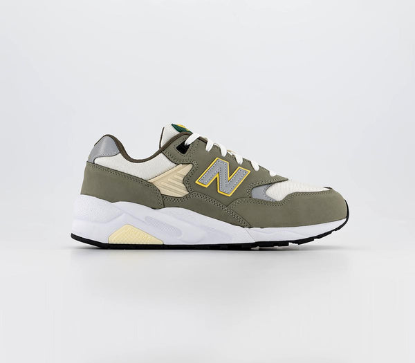 Odd Sizes - New Balance MT580 Trainers Olive Leaf Raw Cashew - UK Sizes Right 8/Left 7