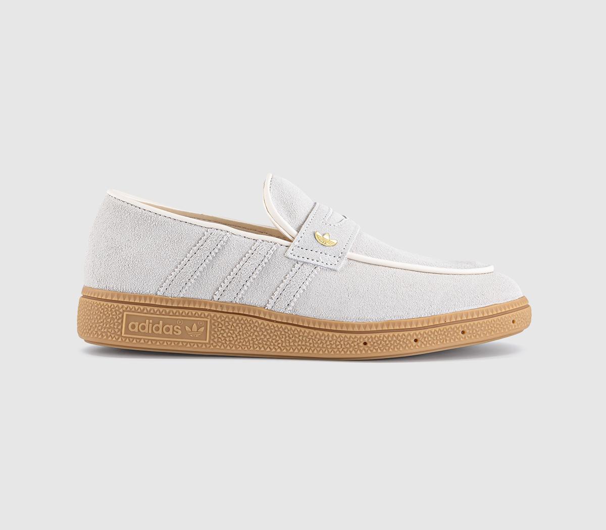 Womens adidas Handball Spezial Loafers Wonder White Wonder White Gum UK Size 5