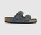 Mens Birkenstock Arizona Two Strap Sandals Basalt Grey Tfb Uk Size 9