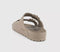 Mens BIRKENSTOCK Arizona Two Strap Sandals Gray Taupe Eva
