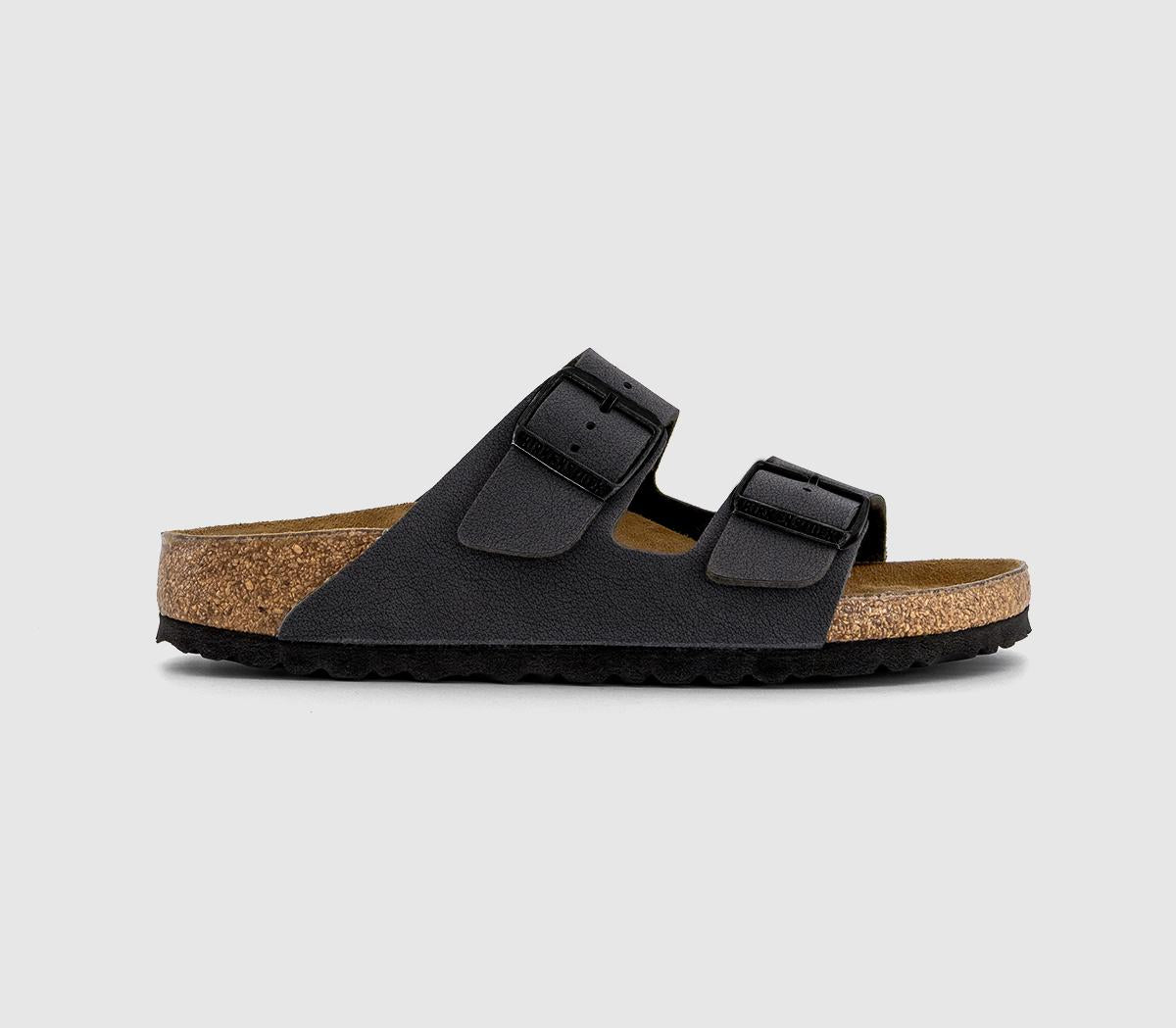 Mens BIRKENSTOCK Arizona Two Strap Sandals Velvet Grey Bfbc