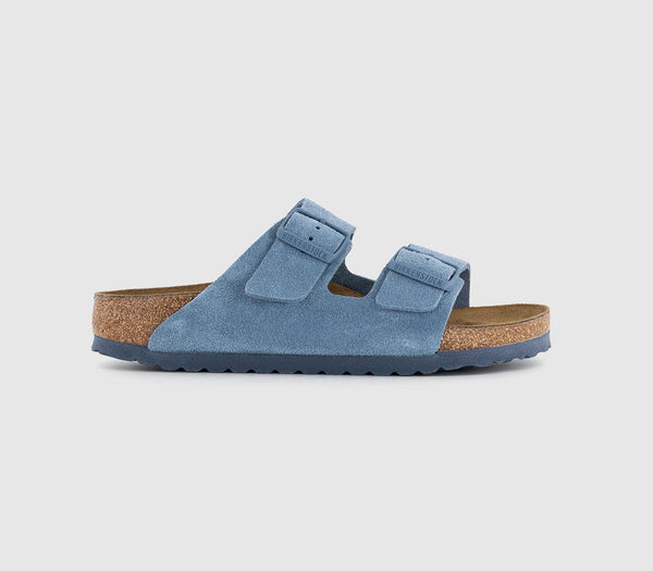 Mens Birkenstock Arizona Two Strap Elemental Blue