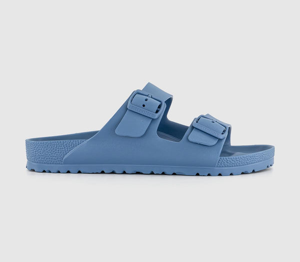 Mens Birkenstock Arizona Two Strap Elemental Blue Eva