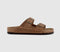 Mens BIRKENSTOCK Arizona Two Strap Sandals Oiled Cognac