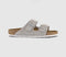Mens BIRKENSTOCK Arizona Two Strap Sandals Oyster Suede