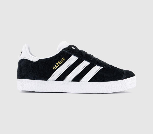 Kids adidas Gazelle 2 Kids Trainers Black White