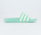 Odd Sizes - Womens adidas Adilette Sliders Pulse Mint Off White Pulse Mint - UK Sizes Right 5/Left 6