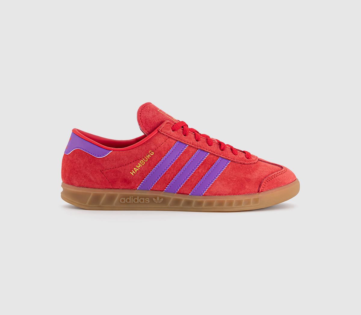 adidas Hamburg Red Purple Burst Gum