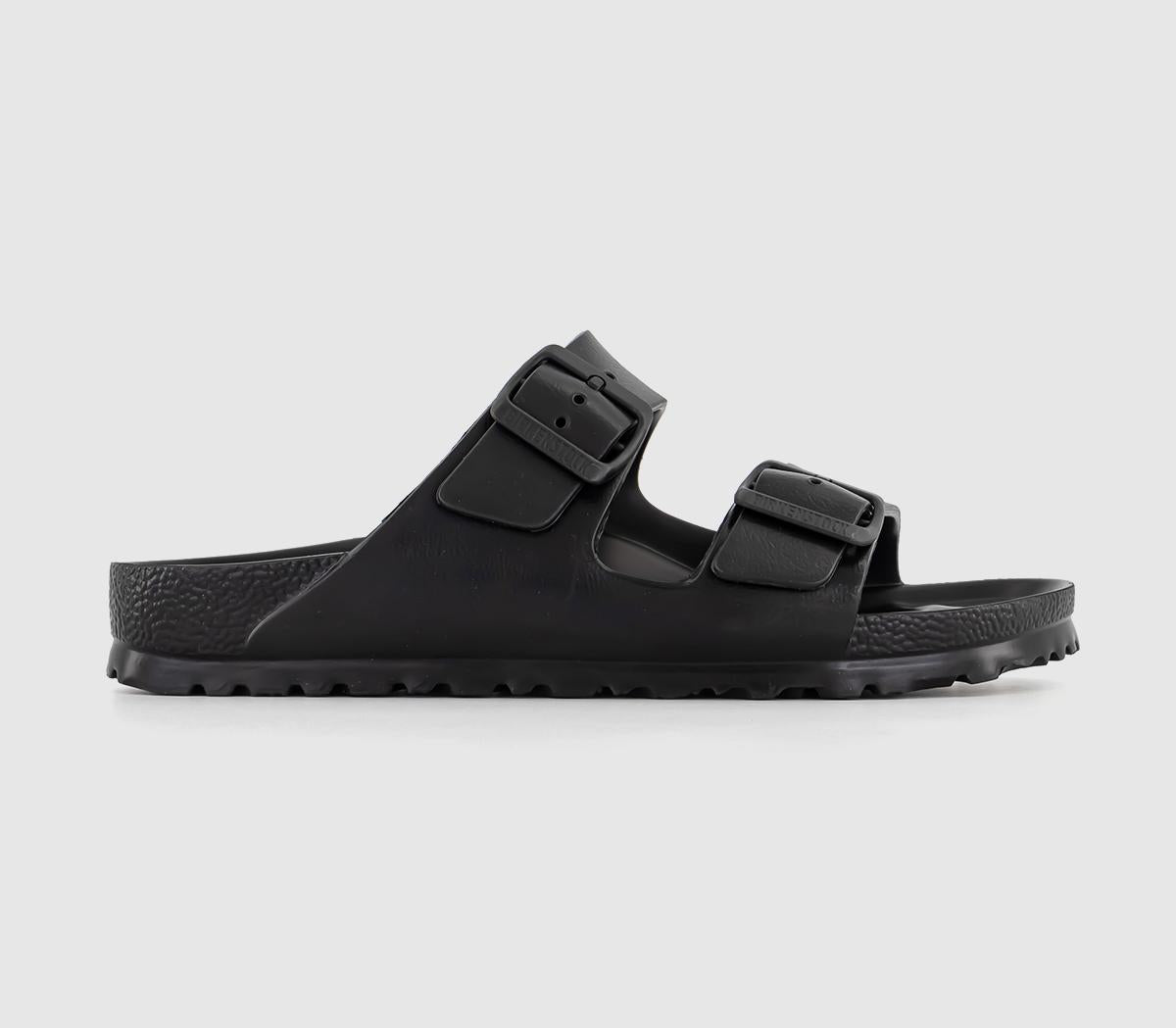 Odd sizes - Womens Birkenstock Arizona Two Strap Black Eva Uk Sizes Right 8 EU 42/Left 7.5 EU 41