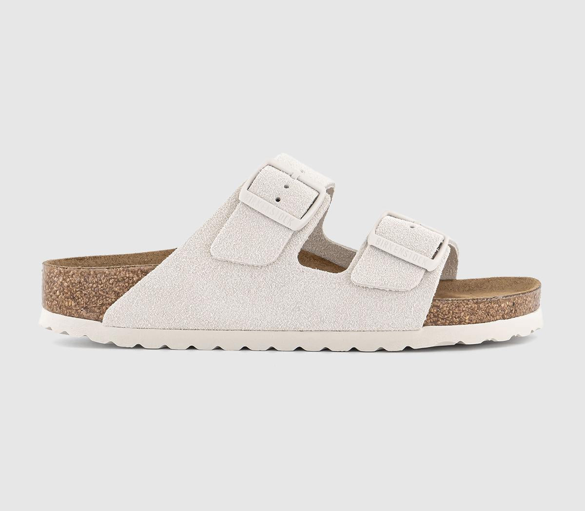 Womens Birkenstock Arizona Two Strap Antique White