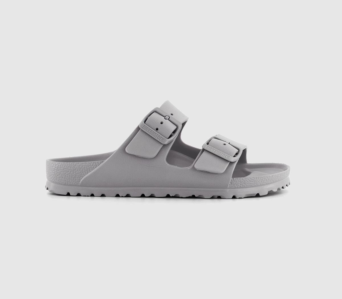 Womens BIRKENSTOCK Arizona Two Strap Sandals Stone Coin Eva