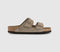 Womens Birkenstock Arizona Two Strap Taupe Sfb Uk Size 3.5