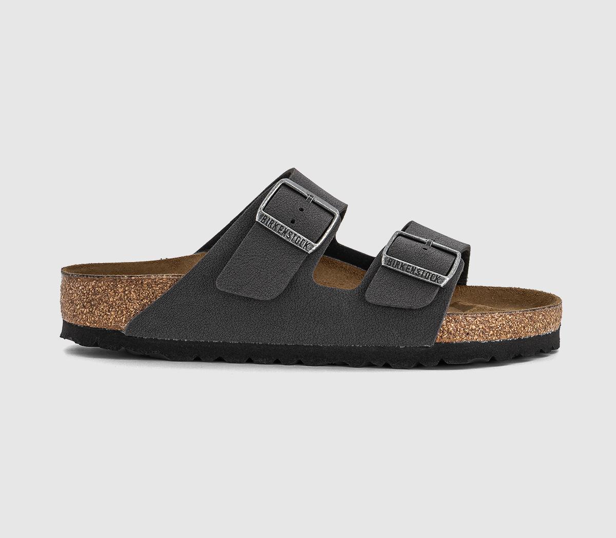 Womens BIRKENSTOCK Arizona Two Strap Sandals Velvet Grey Bf