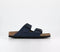 Womens BIRKENSTOCK Arizona Two Strap Sandals Navy