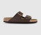 Womens Birkenstock Arizona Two Strap Dark Brown Uk Size 5.5