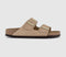 Womens Birkenstock Arizona Two Strap Sandcastle