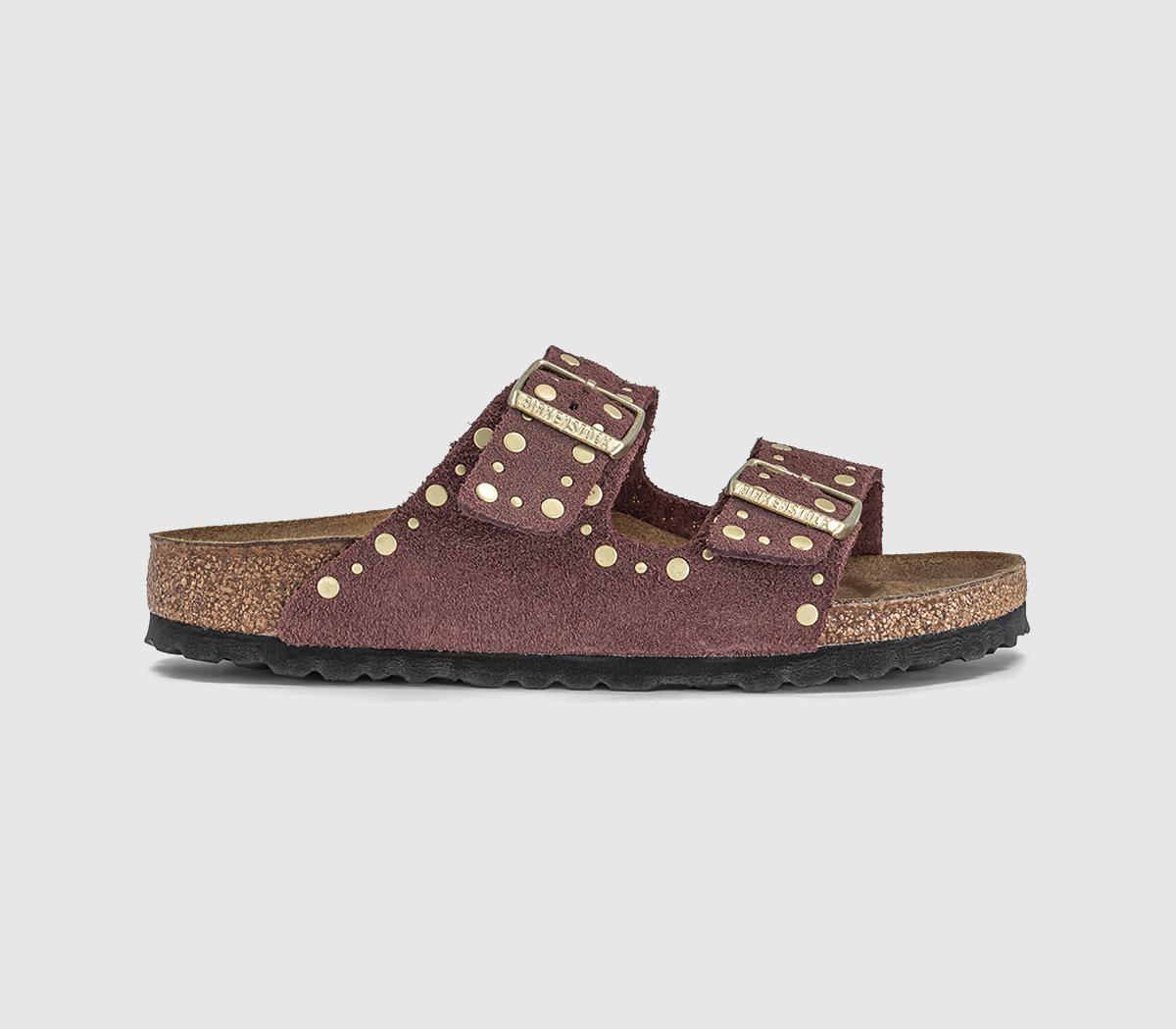 Womens BIRKENSTOCK Arizona Two Strap Sandals Pepper Rivet