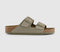 Womens Birkenstock Arizona Two Strap Faded Khaki BF