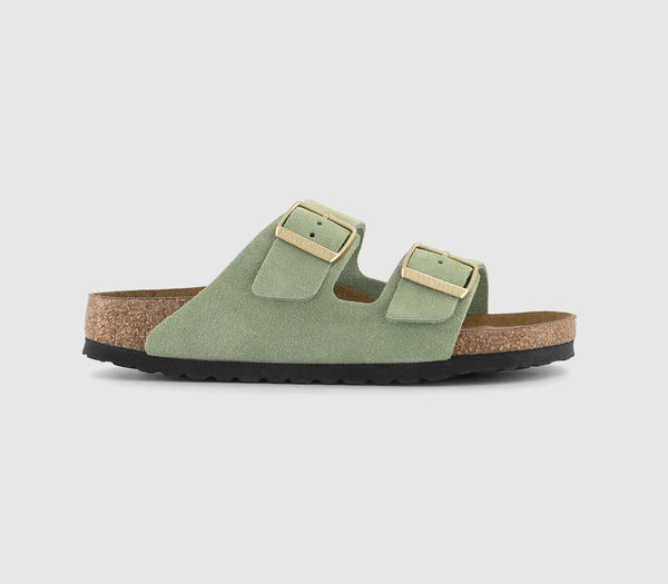 Womens Birkenstock Arizona Two Strap Green Tea