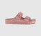 Womens BIRKENSTOCK Arizona Two Strap Sandals Pink Clay Eva