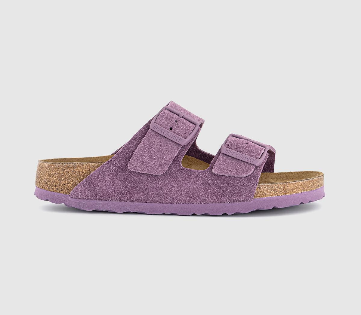 Womens Birkenstock Arizona Two Strap Sandals Mauve Uk Size 5