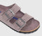 Womens BIRKENSTOCK Arizona Two Strap Sandals Faded Purple Tfb