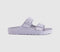 Womens BIRKENSTOCK Arizona Two Strap Sandals Lavender Sky Eva