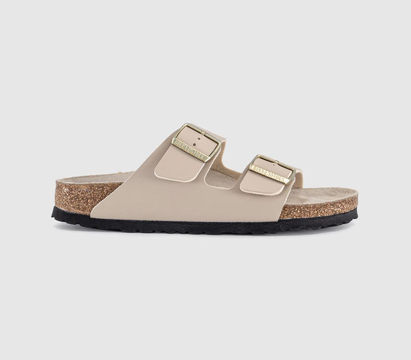 Womens BIRKENSTOCK Arizona Two Strap Sandals Sandcastle Oyster Triples Birko