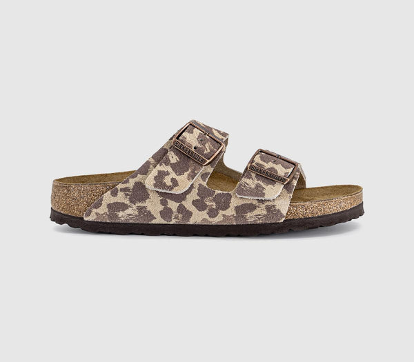 Womens BIRKENSTOCK Arizona Two Strap Sandals Leo Sandcastle