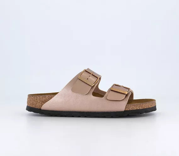 Womens BIRKENSTOCK Arizona Two Strap Sandals Copper Birko