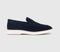 Mens OFFICE Cabana White Sole Apron Loafers Navy Suede UK Size 9